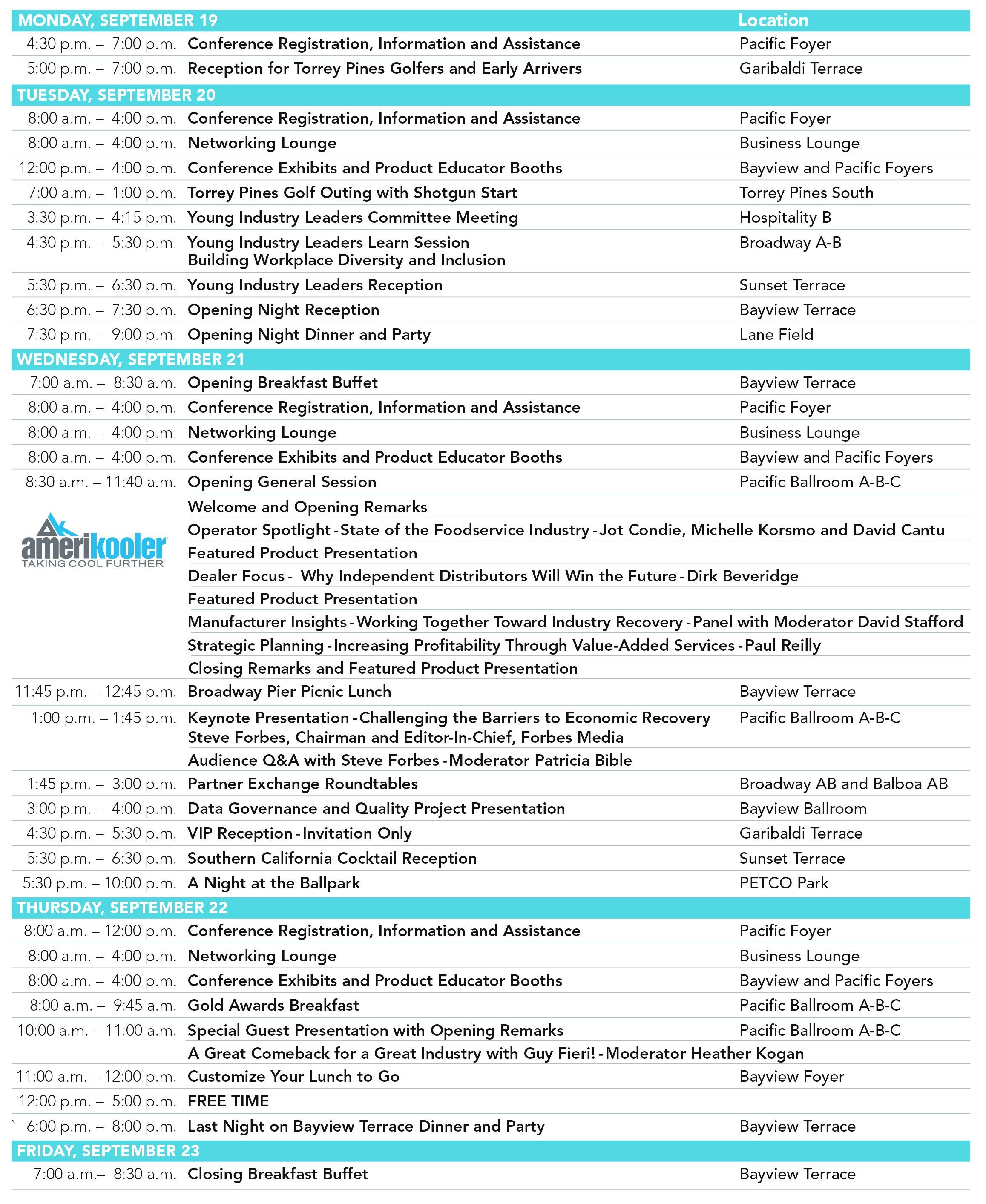 FEDA Learn Institute 2022 Conference Schedule